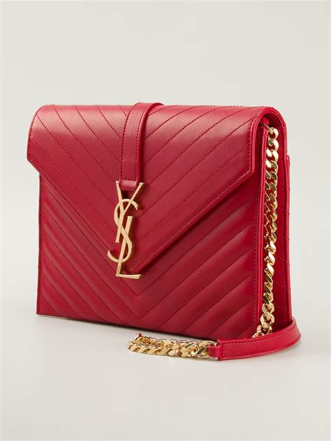 ysl bags red color|yves saint laurent bags sale.